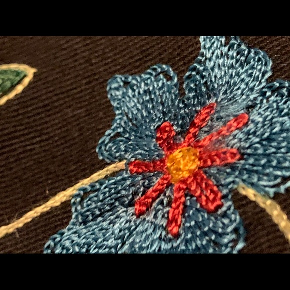 XL embroidered black casual jacket - Picture 6 of 14